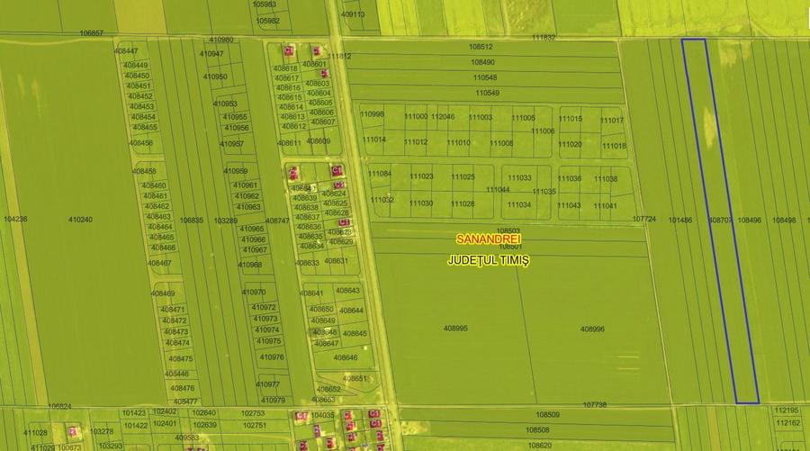 Teren arabil  - inclus in PUG Sanandrei - 20.000 mp - 4