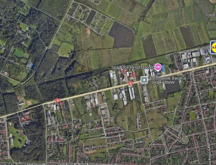 Teren, 13000mp, Ghiroda, intre Ghiroda si Timisoara, front Calea Lugojului - 1