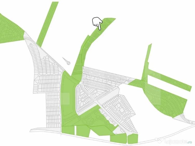 Teren intravilan pentru dezvoltare townhouses 29.550 mp - 1