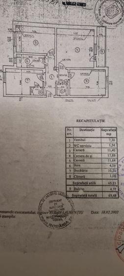 Vanzare apartament 3 cam la parter cu balcon stradal zona Parc Sebastian sect 5 - 10