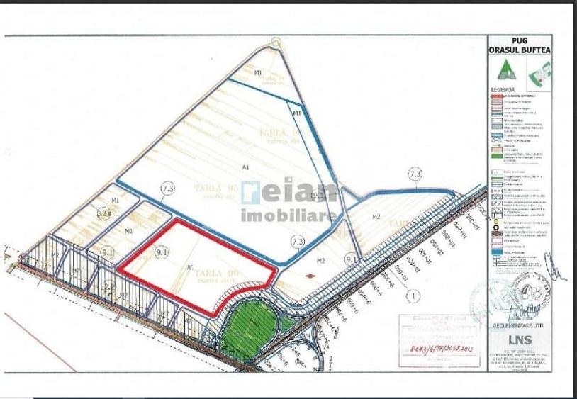 Buftea Dn7 - Teren Cu Deschidere La A0, 66000 Mp, Tripla Deschidere. - 1