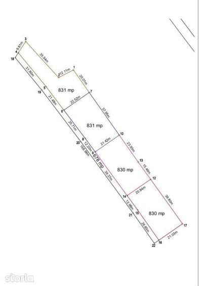 Teren pentru constructie, 40 ari, zona Exterior Sud - 1