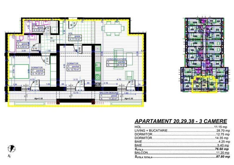 Apartament cu 2 camere în Gării