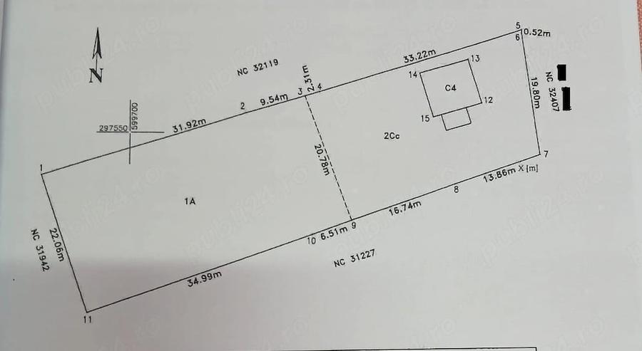 Casă cu Teren 1562 Mp în Mironești