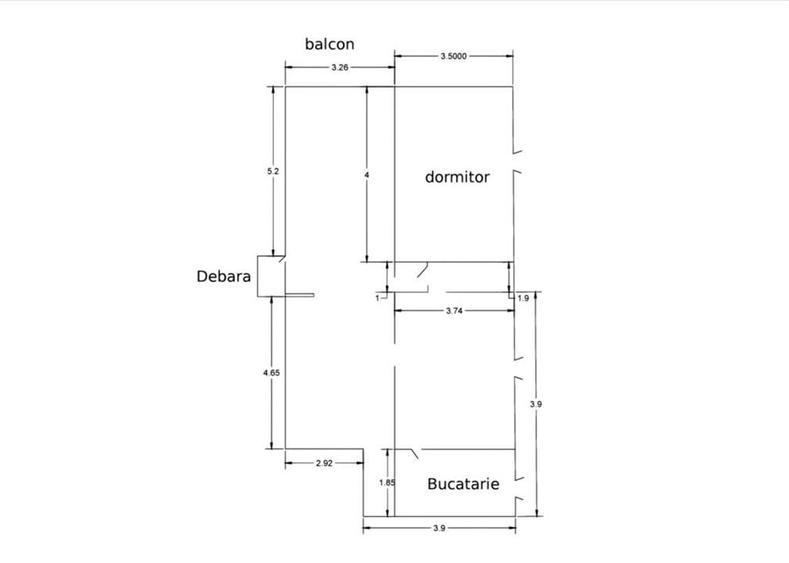 apartament 3 camere Piata Muncii, la 1 minut de gura de metrou, 90mp utili ,etaj - 17