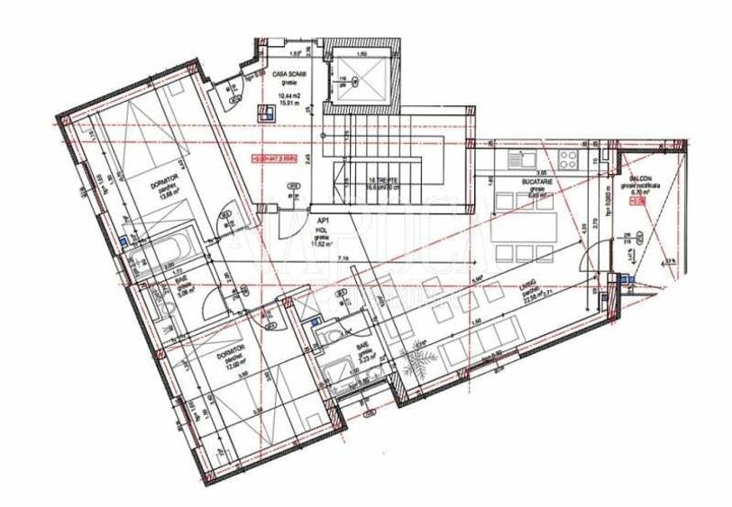Apartament 3 camere de vanzare in Buna Ziua, Cluj Napoca - 1