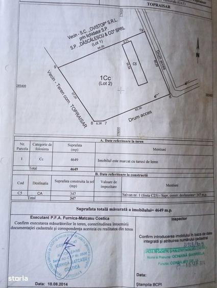 Topraisar langa Biosera Sofra teren 4649 mp cu hala 347 mp - 4