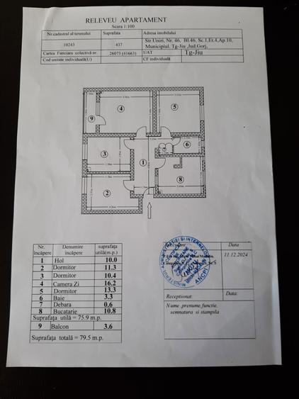 Vanzare apartament 4 camere - 1