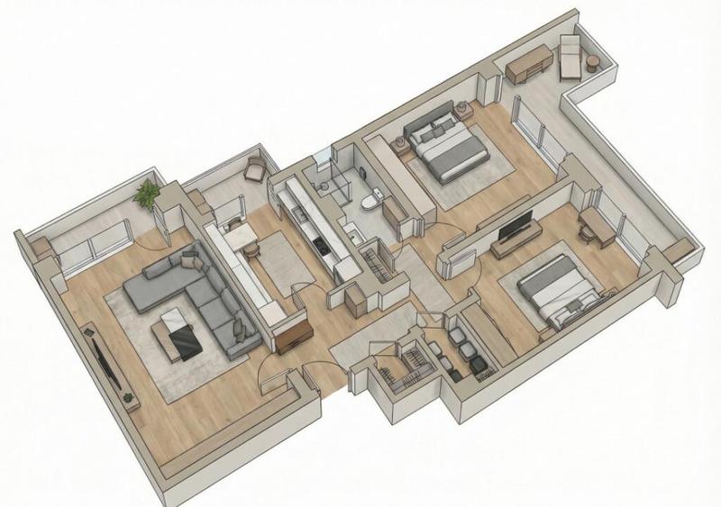 Apartament 3 Camere Aleea Sinaia - Doamna Ghica - 8