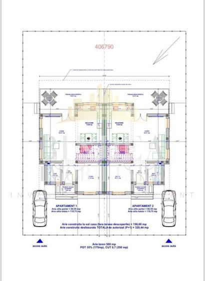 Duplex Giarmata Vii P+ 1,  4 dormitoare- 120mp utili - 4