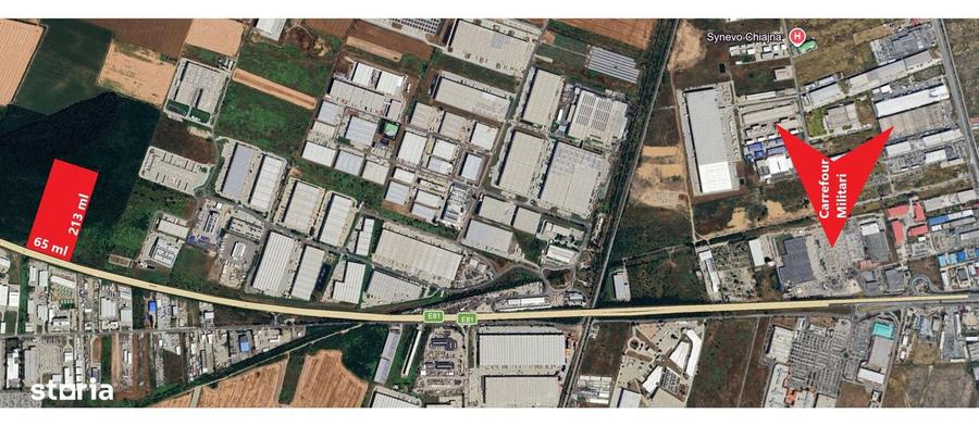 Teren Intravilan 13848 mp deschidere la A1 zona Carrefour Militari - 4