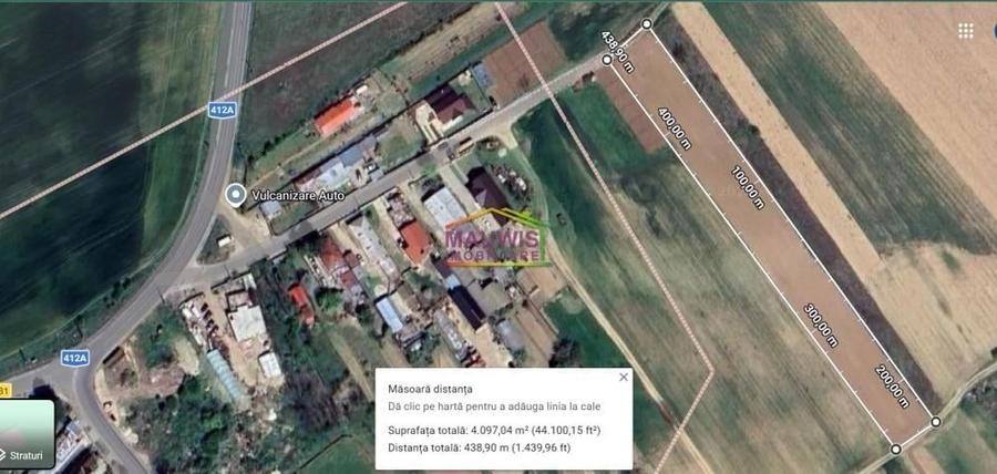 Vand teren com Ograzeni - Hoabaia - 1 ora fata de Universitate - 1