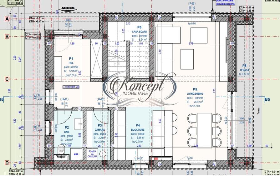 Casa eficienta energetic cu dosar de prosumator inclus, Chinteni - 9
