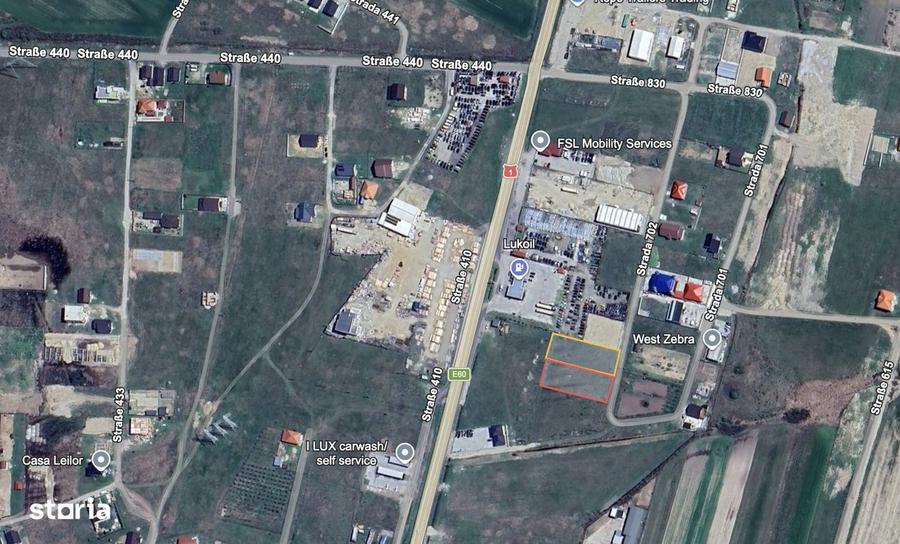 Parcele teren intravilan Osorhei in spate la Lukoil - 2