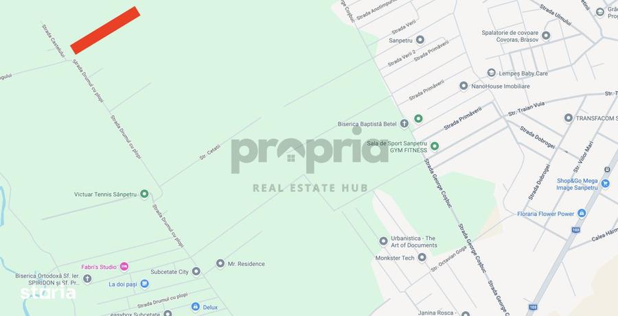 TEREN CU POTEN?IAL -LOCALIZAT LA INTERSEC?IA DRUMUL CU PLOPI -CASTEL - 6