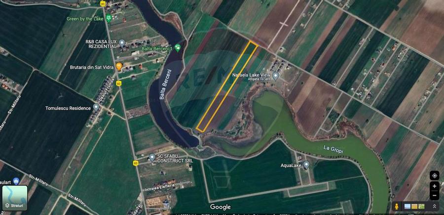 Teren 11906 mp extravilan, rezidential, industrial - in Berceni - 2