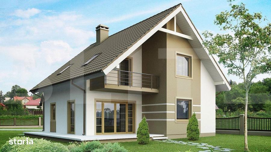 Casa la rosu cu vedere superba la lac Zona Lebada - 2