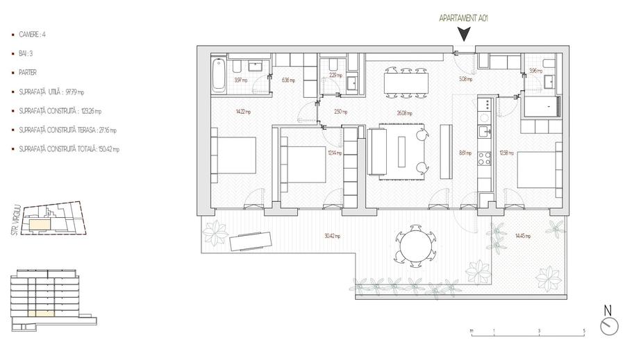 OPORTUNITATE ! Apartament 4 camere NOU Cismigiu ! INVESTITIE - 10