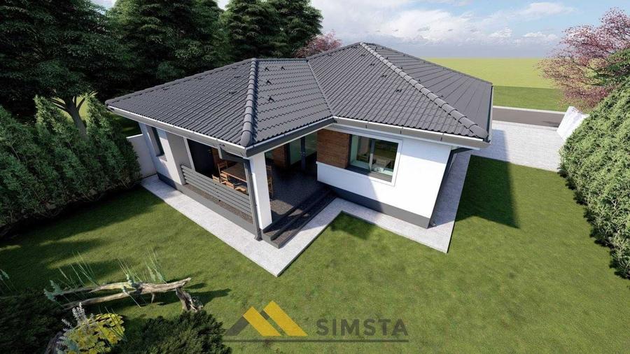 Casă cu 3 camere în Sântandrei