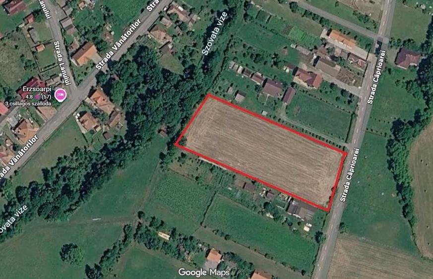 Teren de 6500 mp, în Exterior Vest