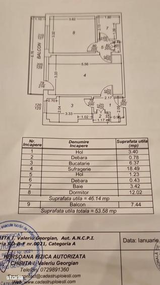 Nord(Al.Crizantemelor),apart 2 cam de vanzare - 6