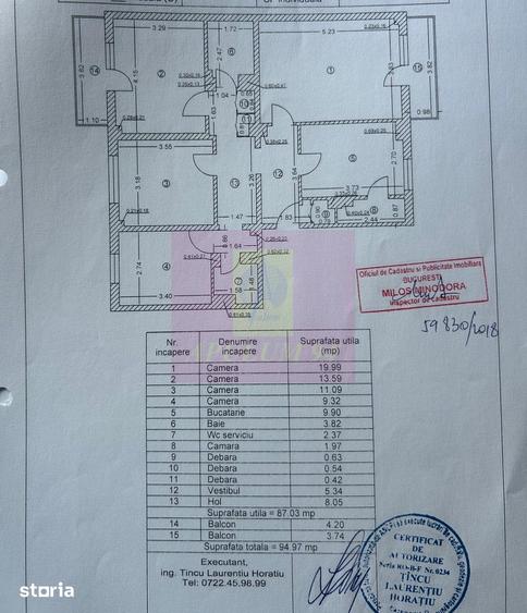 Apartament 4 camere bd Decebal adiacent - 11