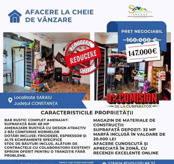 Afacere la cheie de vanzare in Saraiu - 14