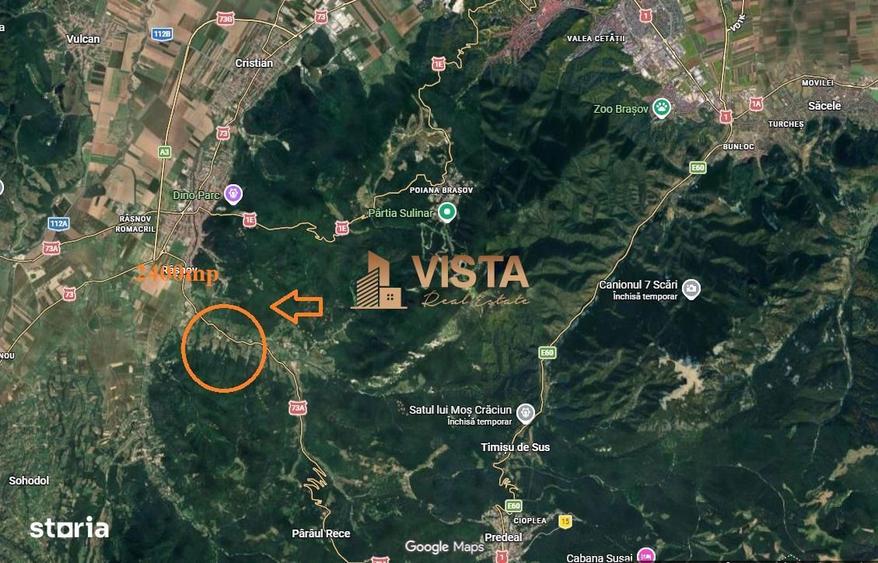 Teren cu priveliste, 2400mp in Rasnov - 4