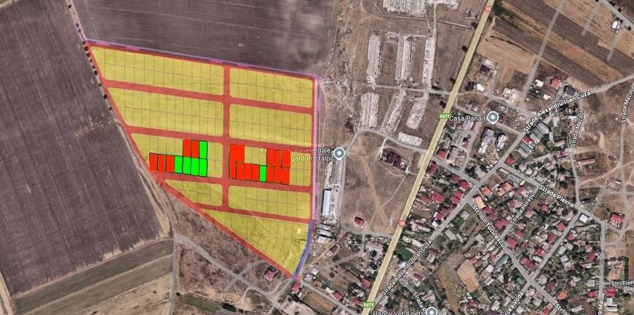 Teren intravilan Techirghiol - 6 loturi - King Pavaj - 1
