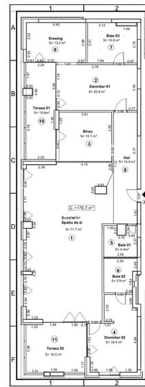 Penthouse cu 4 camere, 3 bai, zona Centrala - 3