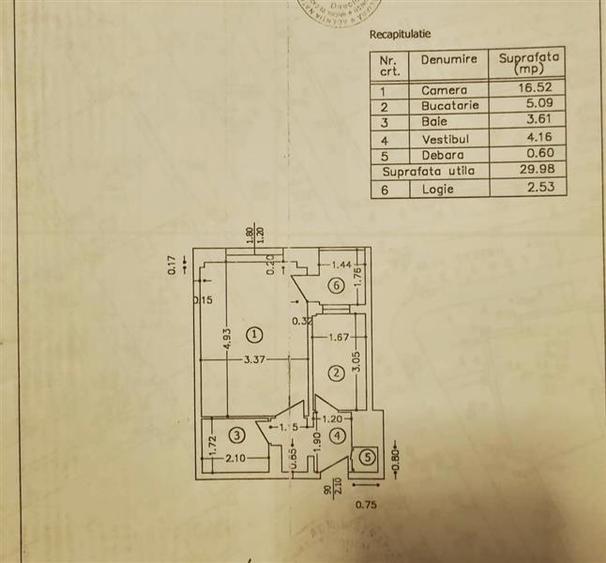 Vanzare garsoniera renovat  avrig - 2
