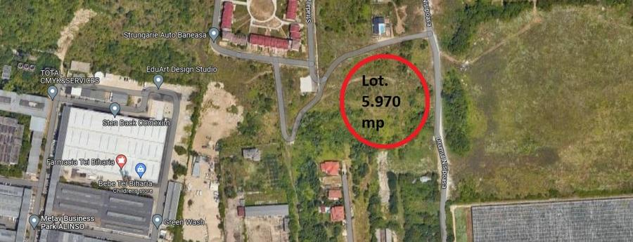 Teren Intravilan 5.970mp - Complex Henry Coanda - 2