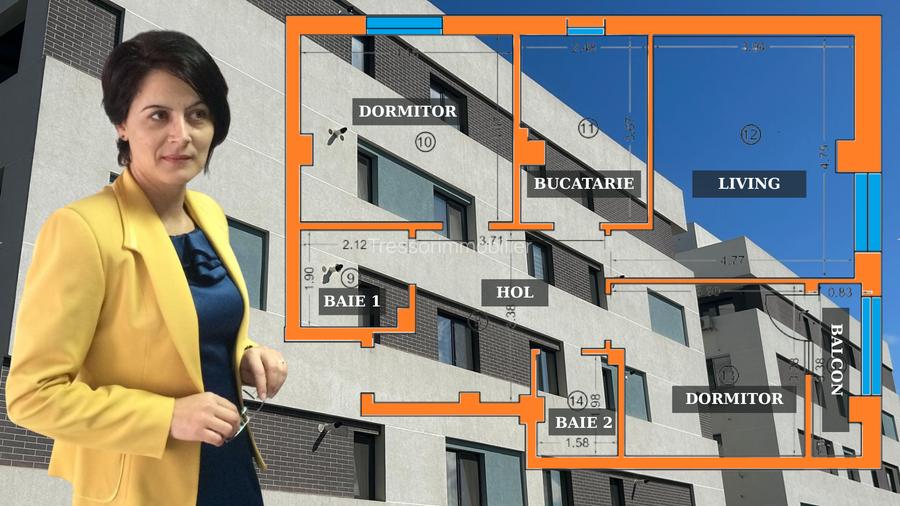 Apartament 3 camere – Universitate / Campus, Tomis Nord – aproape de Sat Vacanță Apartament 3 camere – Universitate / Campus, Tomis Nord – aproape de Sat Vacanță