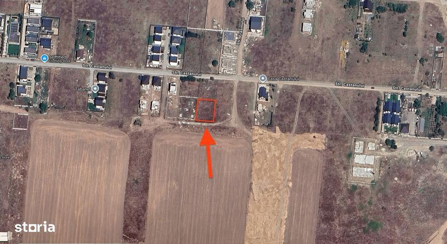 Tunari zona Castanului | teren 750 mp deschidere 25 ml Ideal duplex - 5