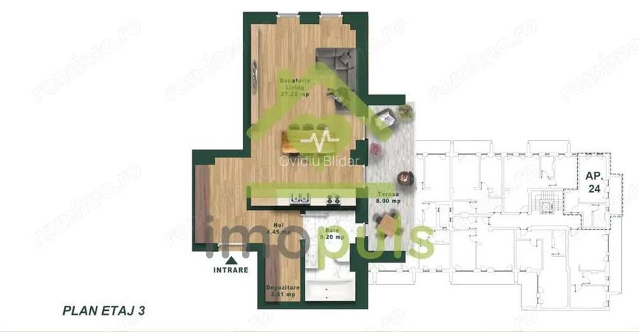 Apartament cu 1 camera, 40 mp utili + terasa 8 mp? Apartament cu 1 camera, 40 mp utili + terasa 8 mp?