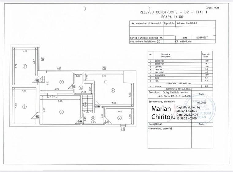 Vanzare vila P+1+Pod | Dobroesti - Parc Gheorghe Dascalu | constructie 2006 | - 21