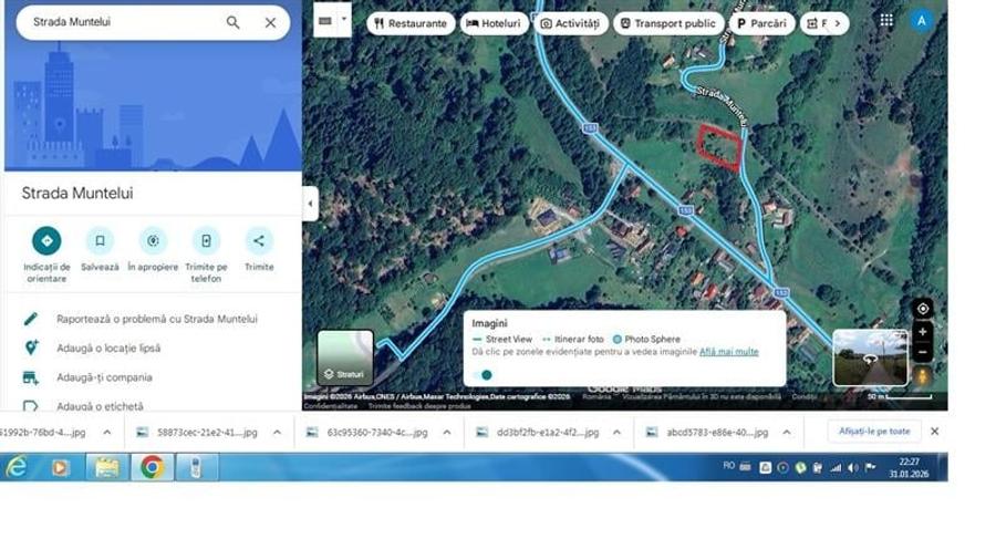 Teren Construcții intravilan de 1812 mp, în Est