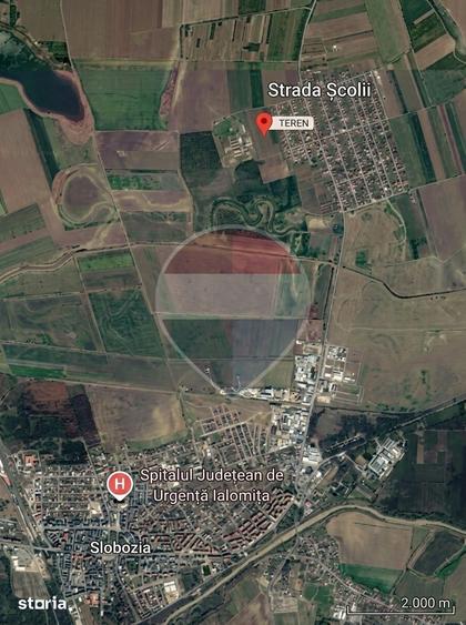 Teren de 5000 mp, în Central