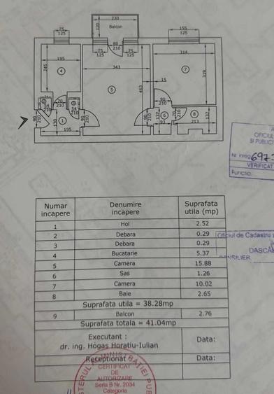Apartament cu 2 camere semidecomandat în Mircea cel Bătrân