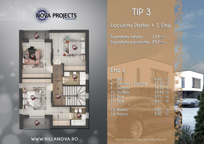 Casa finalizata cu HVAC |Pompa caldura |Ventiloconvectoare |Panouri fotovoltaice - 20