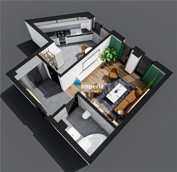 Apartament 1 cam D, Bl nou, 42 mp - 7