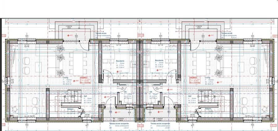 Ansamblu de case de vanzare Floresti zona Tauti finalizat - 8