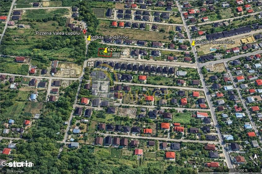 Teren 620 mp Valea Lupului zona de case noi - 2