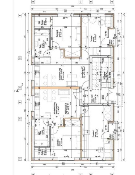 De vânzare apart. cu 3 camere, 57 mp., Apahida/Centru - 2