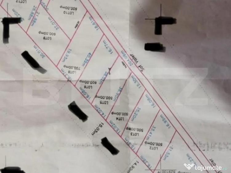 Teren parcelat de vanzare Zona Valea Rusului | Utilita - 1