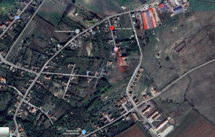 Teren de vânzare în Aiton, 20 km Cluj – priveliște deosebită + BMW G30 cadou - 1