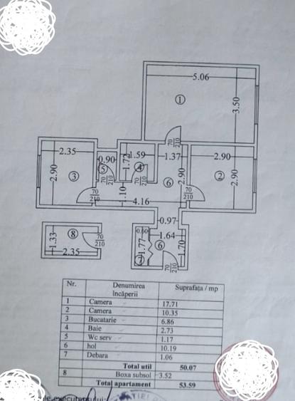 2 camere,  boxa subsol, Metrou Piata Muncii, Arena Nationala, Bld Basarabia - 18