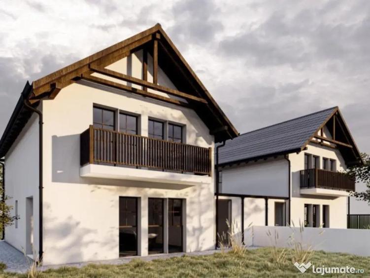 Duplex semifinisat de vanzare , 120 mp , 385 teren, garaj! G - 5