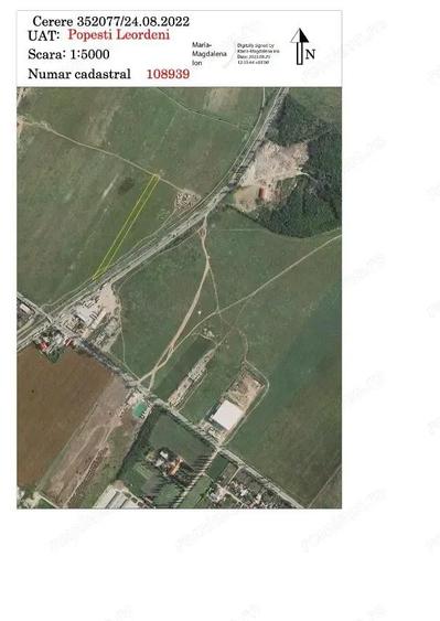 Teren oras Popesti Leordeni langa centura Bucuresti - 1