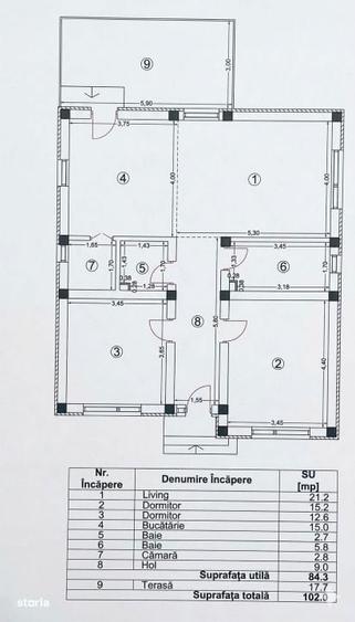 Casa 3 camere 84mp | 0 comision | Balotesti Lahovari 450mp teren - 3